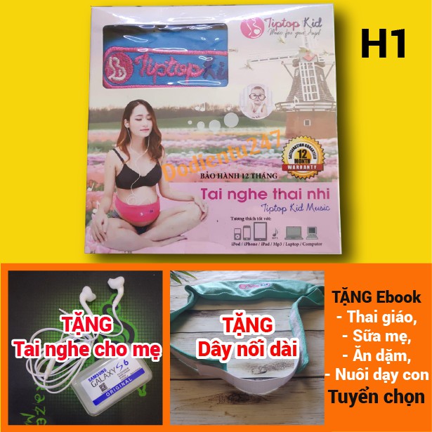 [ĐẦY QUÀ TẶNG] TAI NGHE THAI NHI TIPTOPKID - TAI NGHE BÀ BẦU TIPTOPKID + RẤT NHIỀU QUÀ HẤP DẪN