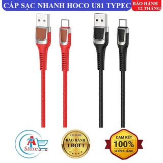 Cáp sạc nhanh typec hoco u81 jazz chính hãng - cáp sạc android