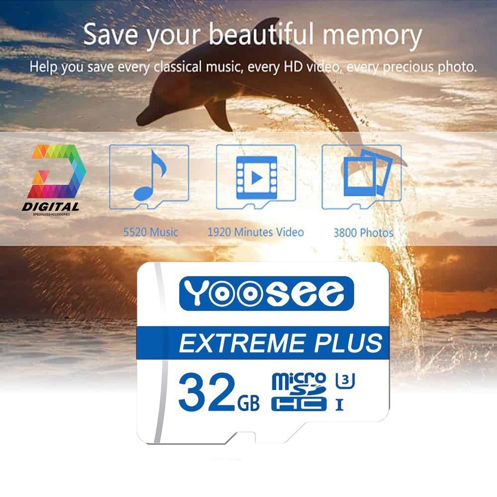 Thẻ Nhớ Microsdxc Yoosee 32GB Extreme Plus UHS-I U3 4K R90MB/S W40MB/S Chính Hãng