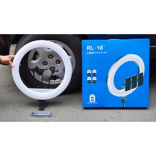 Cty mt đèn live stream chụp hình sản phảm make up - quay tiktok - 3 kẹp/ có gương 45cm