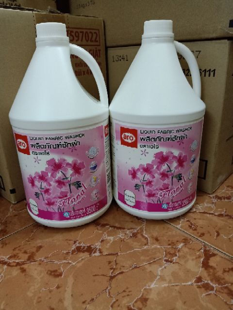 ( MẪU MỚI )nước giặt aro thái lan can 3500ml