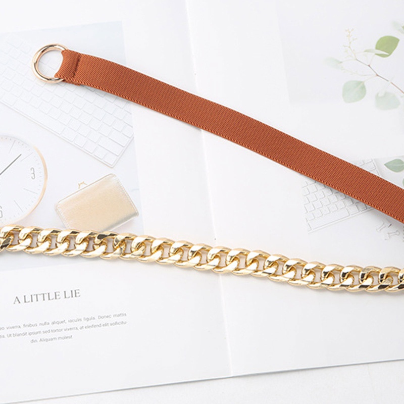 Thắt Lưng Có Thể Tháo Rời Màu Sắc Tương Phản Phong Cách Cổ Điển Cho Nữ