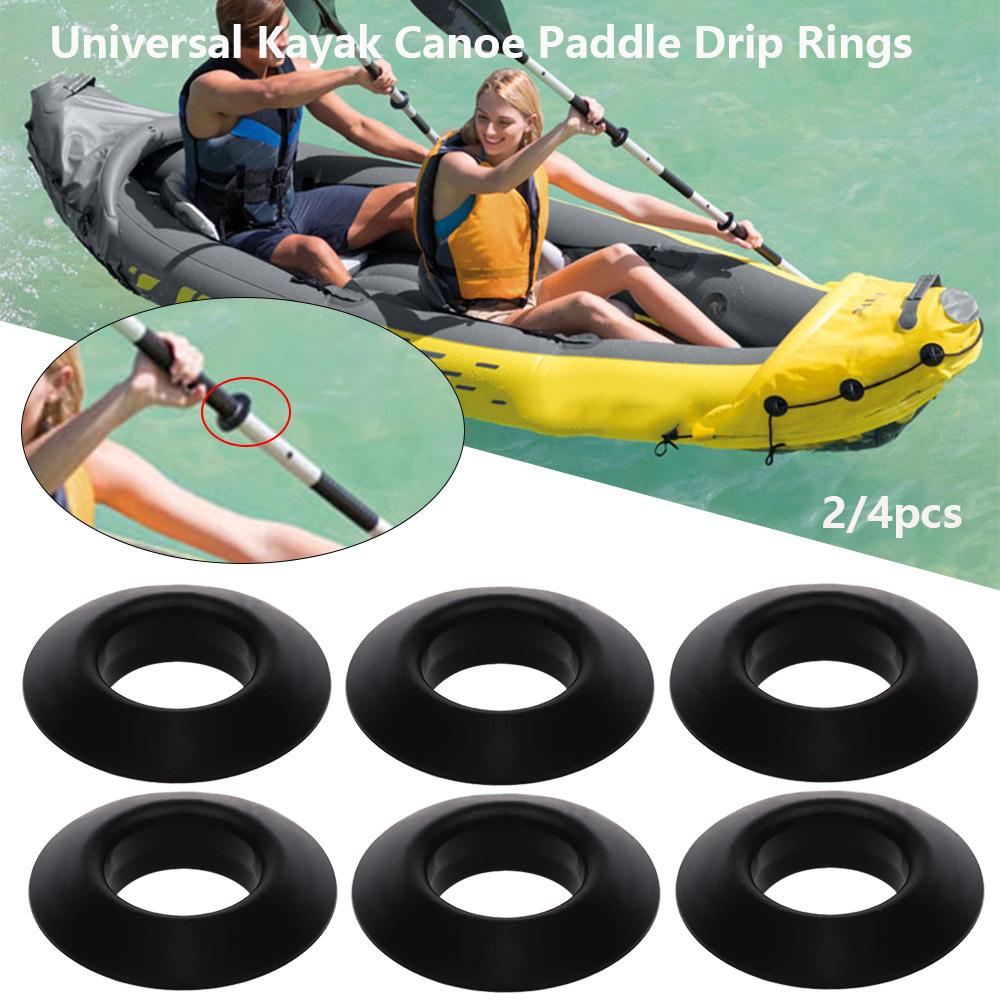 MAYSHOW Set 2 / 4 Phụ Kiện Hỗ Trợ Chèo Thuyền Kayak Màu Đen