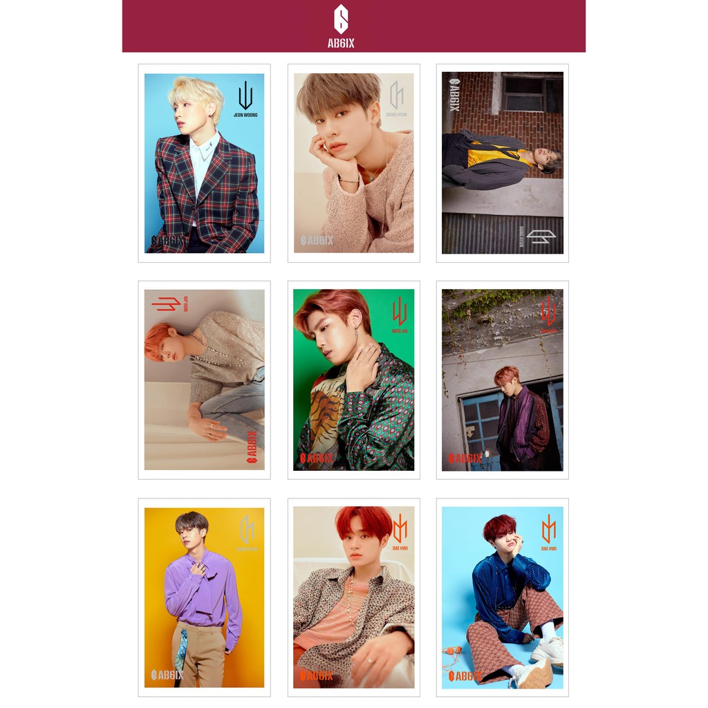 Lomo Card Ảnh AB6IX - B:COMPLETE + 1ST LOOK ( 36 ảnh)