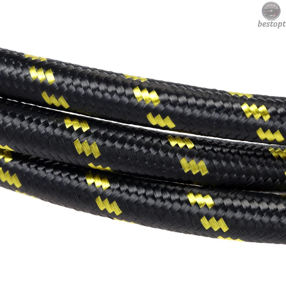 B&O Professional Nylon Braided Airbrush Hose with Standard 1/8"*1.8m Size Fitting on One End and a 1/8in