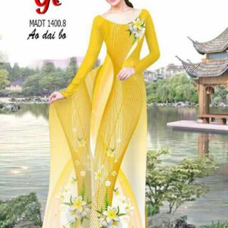Vải áo dài hoa