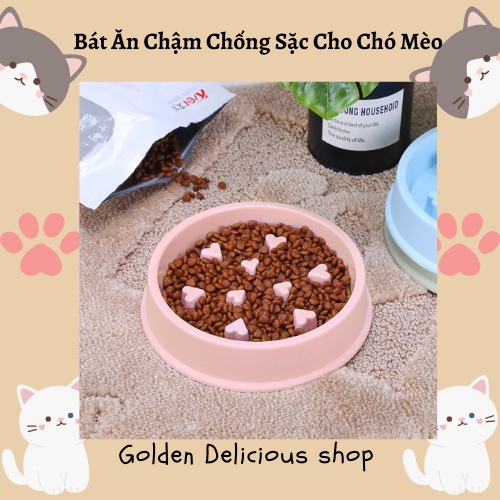 Bát Ăn Chậm Cho Chó Mèo Chống Sặc - Bát Đơn - Hình Dáng Đẹp - Màu Sắc Đa Dạng - Sản Phẩm Tốt Cho Hệ Tiêu Hóa Của Chó Mèo