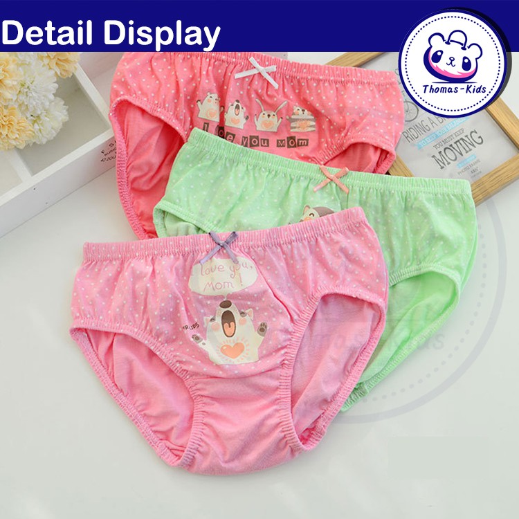 Quần Lót Cotton In Họa Tiết Hoạt Hình Frozen Anna Thoải Mái Cho Bé Gái 2-13 Tuổi