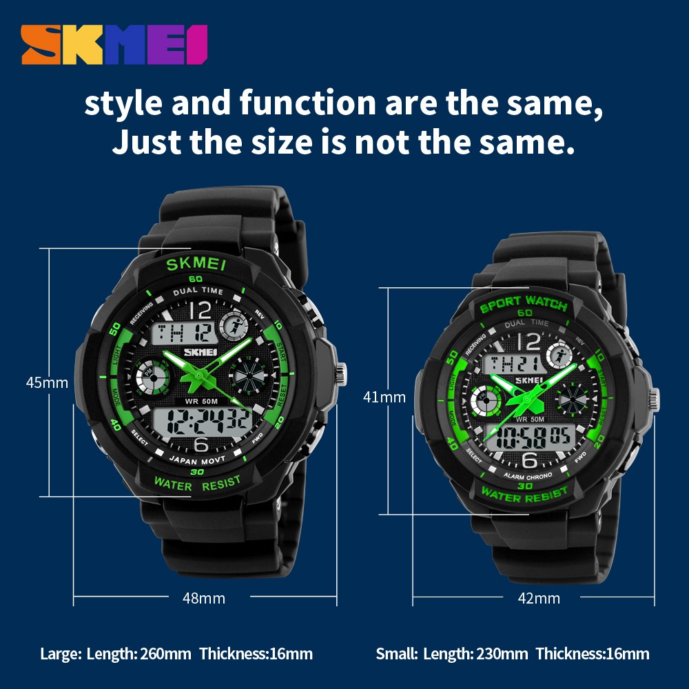 Đồng Hồ Nam Điện Tử Thể Thao Pin Nhật, Kháng Nước SKMEI - 0931GN - Hàng Chính Hãng