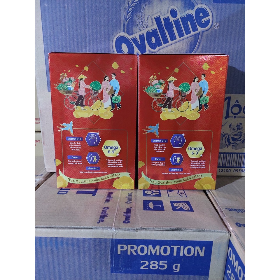 Ovaltine Bột Cacao Hộp 285g Hộp Tết