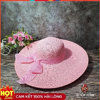 Nón cói_mũ cói đi biển freeship extra vành rộng phối nơ siêu tinh tế làm toát lên vẻ đẹp trẻ trung và kiêu sa
