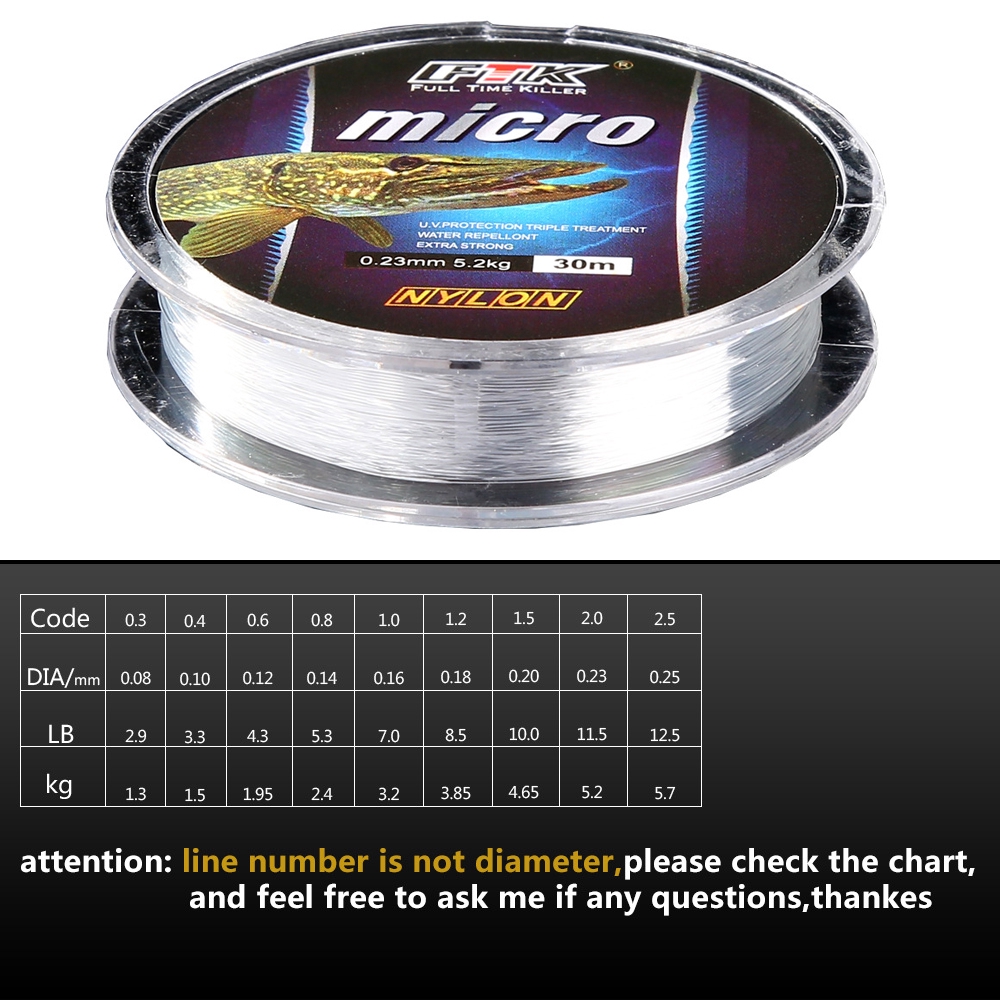 Cuộn dây câu cá 100% nylon siêu bền chuyên dụng