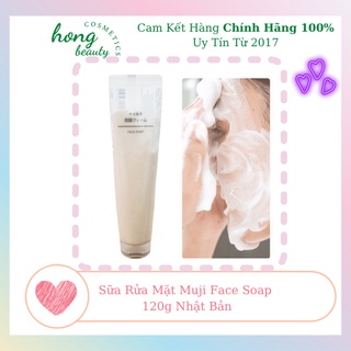 Sữa Rửa Mặt Muji Face Soap 120g Nhật Bản