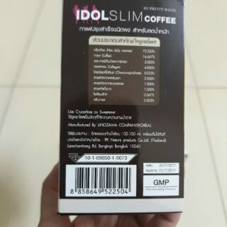 Giảm cân cà phê Idol Slim Coffee Thái Lan ( ẢNH THẬT )