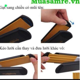 Máy thay lưỡi duỗi bấm nova