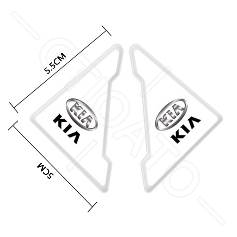 GTIOATO ChốNg Va ĐậP CửA Ô Tô Dán Góc Cửa Ô Tô Miếng Dán Chống Trầy Xước Ô Tô Miếng Dán Xe Phụ KiệN Xe HơI Cho KIA Morning Seltos Sonet Carens Soluto Sedona K3 Forte Sorento Rondo Carnival K5 Rio Stonic Cerato Pride Sportage Grand Optima