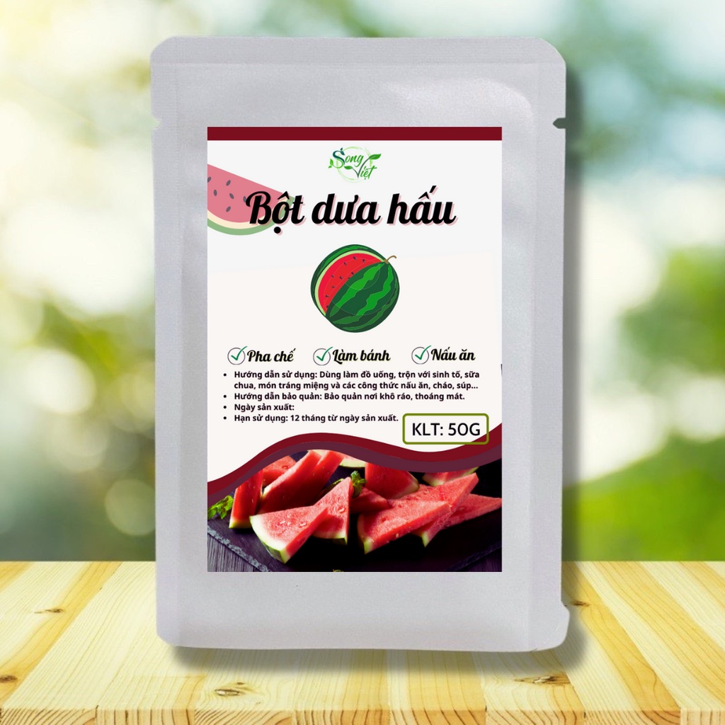 Bột dưa hấu làm bánh, tạo màu, pha chế Song Việt