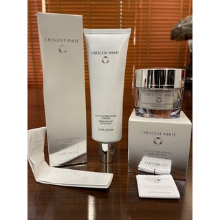 Bộ dưỡng trắng da Estee Lauder Crescent White srm 125ml, kem 50ml