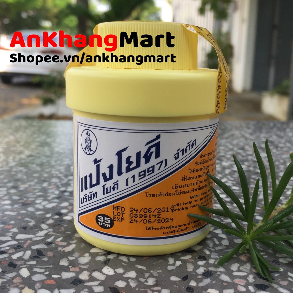 Phấn Rôm Khử Mùi Hôi Chân, Giày YOKI POWDER 60g - Thái Lan