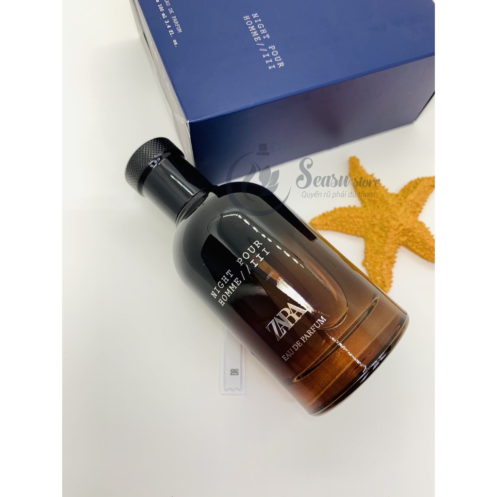 Nước hoa Zara Night Pour Homme III 100ml (tách set)