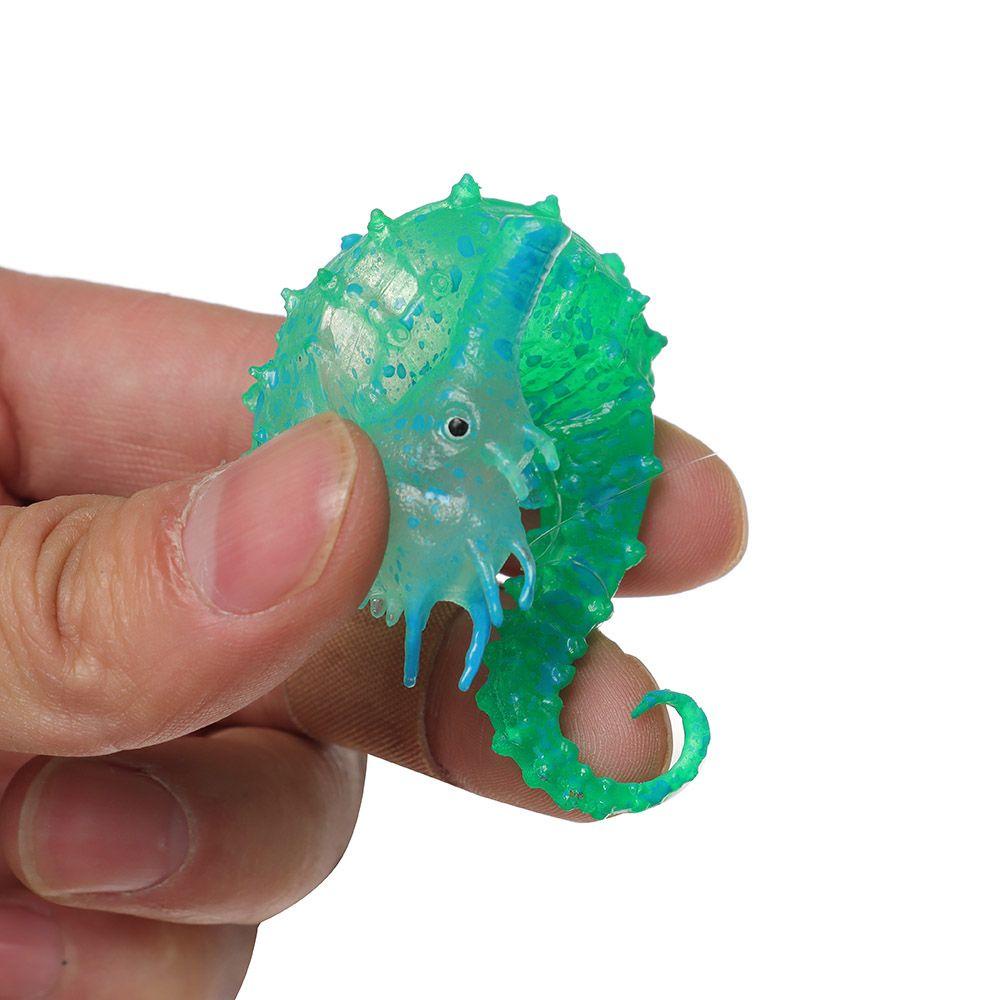 KUNHEV Đồ Chơi Trang Trí Bể Cá Bằng Silicone Hình Hoa Mẫu Đơn