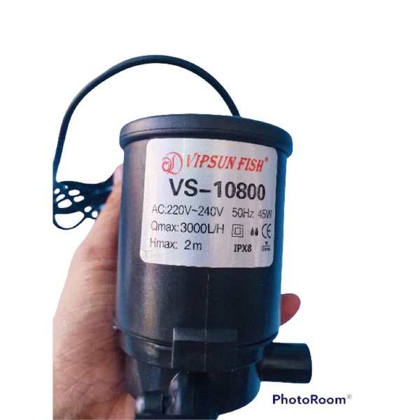 VIPSUN VS-10800 | Máy Bơm Lọc Nước Kèm Máng Cho Hồ Cá Cảnh