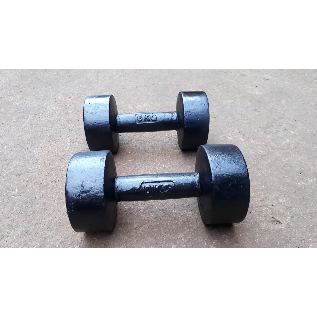 Cặp Tạ Tay Gang Đúc Nguyên Khối 8kg