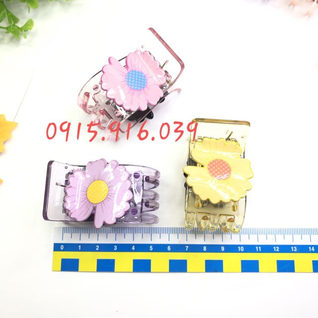 Kẹp tóc càng cua hoa cúc 5 răng ( loại 1 ) hot trend cho nữ xinh xắn lung linh