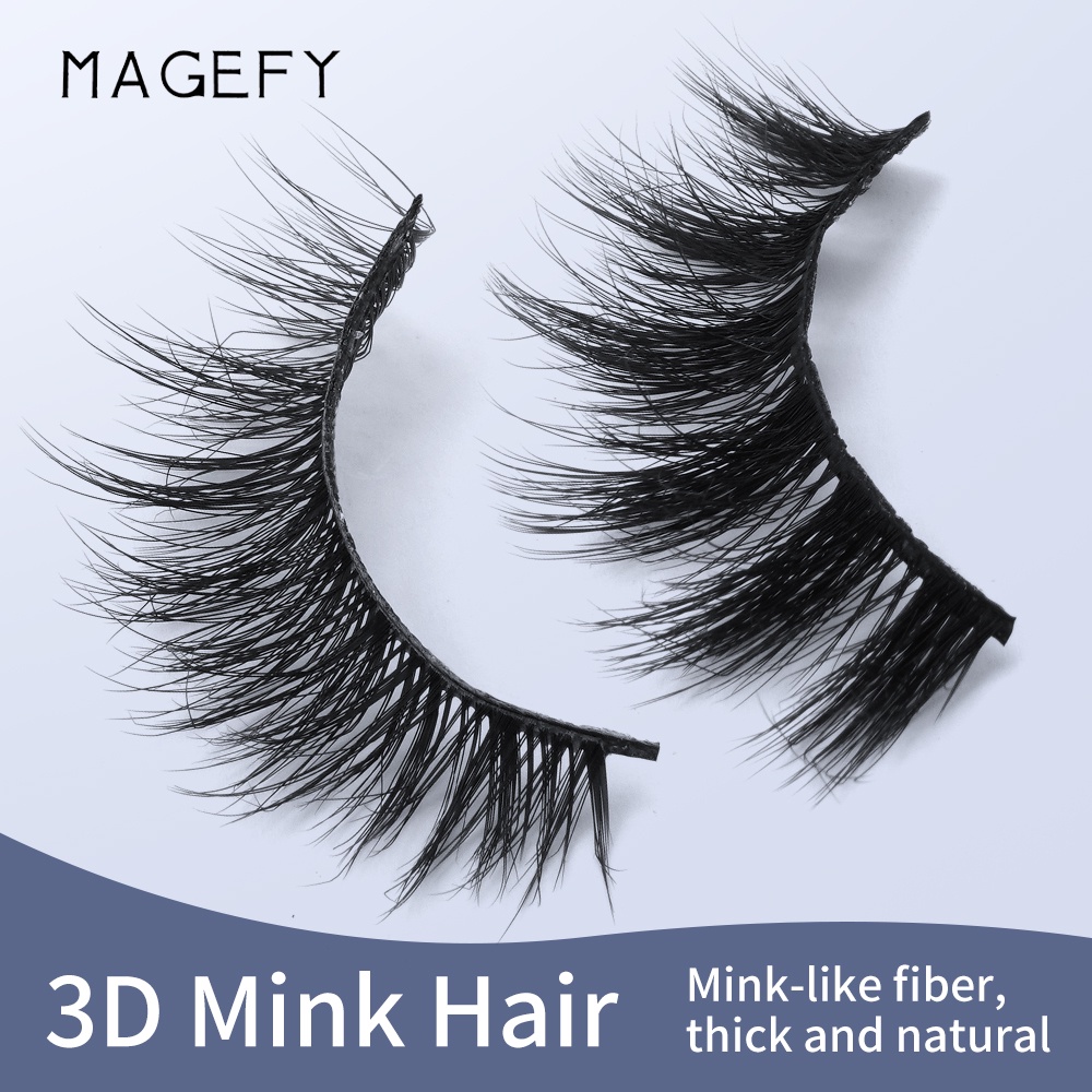 10 Cặp lông mi giả MAGEFY nhiều kích cỡ đa năng
