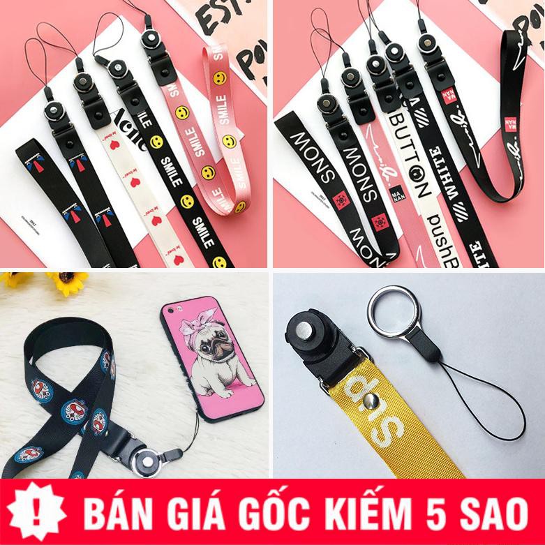 Dây đeo thẻ học sinh sinh viên đeo điện thoại strap bản to Siêu Bền - GIAO MÀU NGẦU NHIÊN