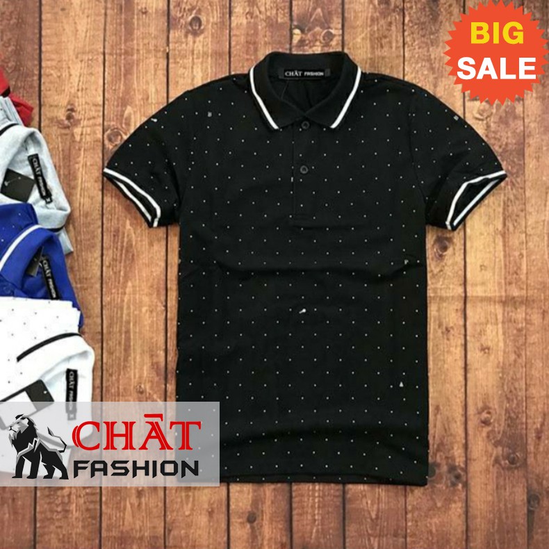 Áo Thun Nam 🆓FREESHIP🆓 Áo Thun Nam Tay Ngắn Explosion Thun Cotton Cao Cấp Mềm Mịn Áo Thun Nam Có Cổ 5 Màu 4 Size