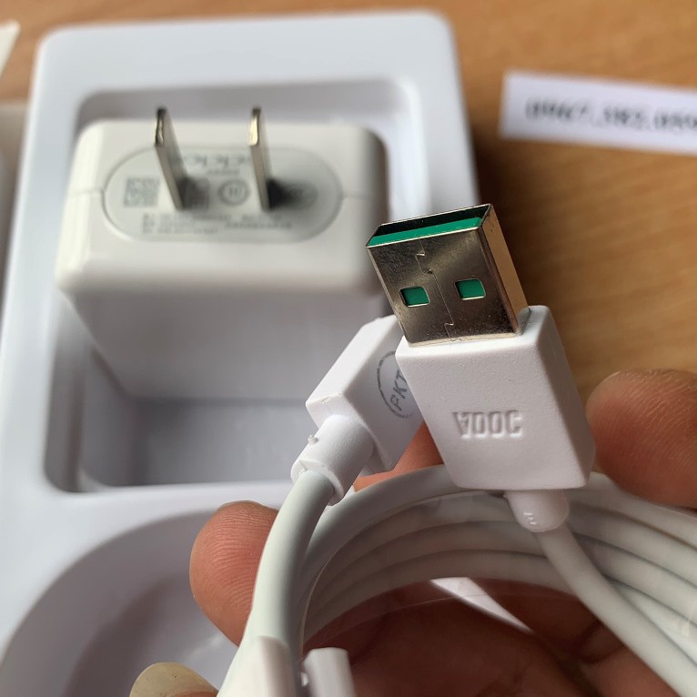 Full Box Củ + Dây Bộ Sạc Nhanh VOOC  Cho OPPO & REALME - Bảo Hành 12 Tháng Đổi Mới - Happy Shop