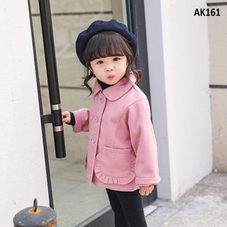 Áo khoác dạ cho bé gái