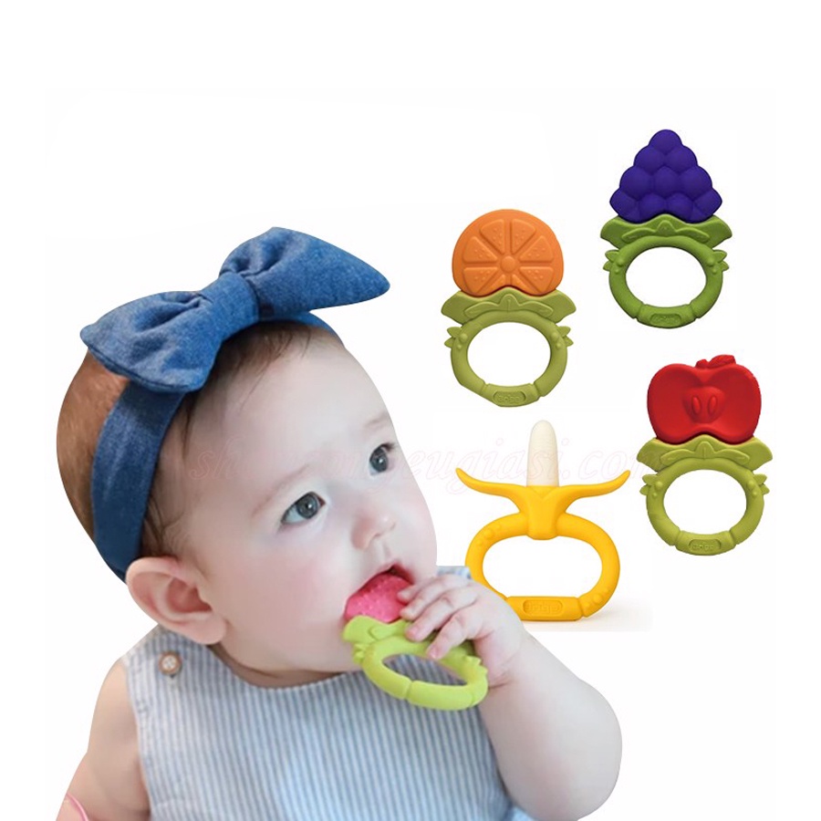 Ngậm nướu cho bé hình quả Nho Ange- Hàn Quốc - AG054