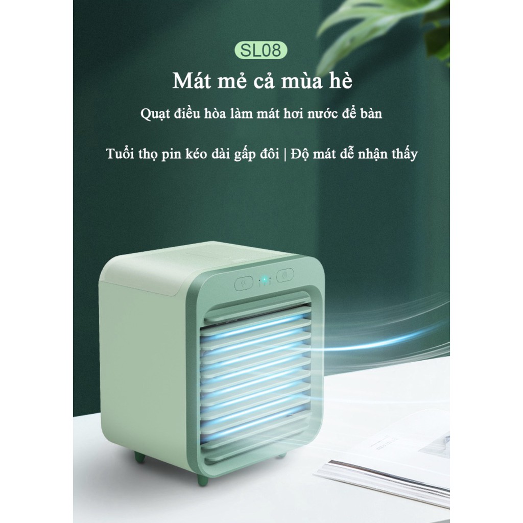 Quạt mini để bàn làm mát hiệu quả USB NORDIC AC Green