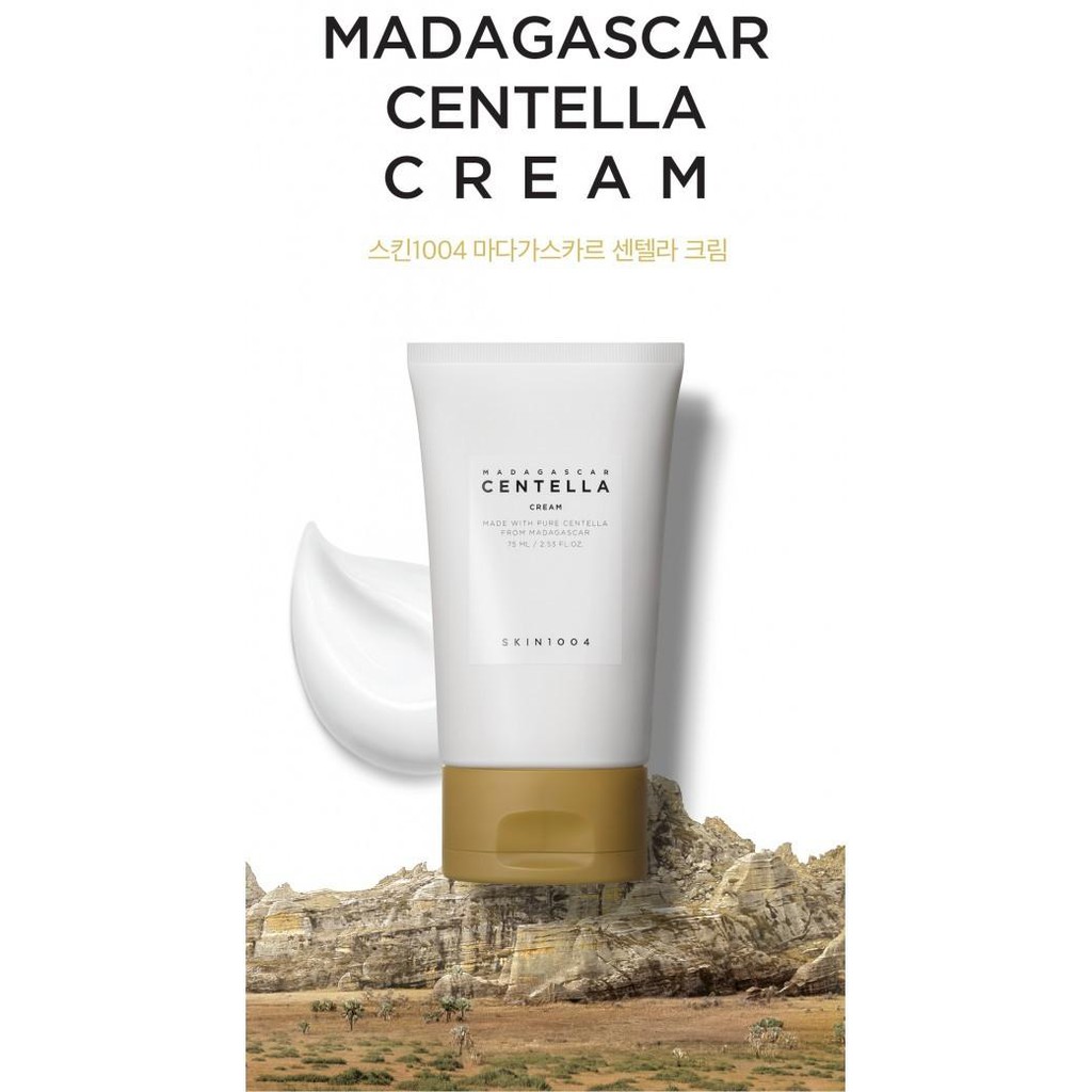 Kem Dưỡng Rau Má Giảm Mụn, Phục Hồi Da Skin1004 Madagascar Centella Asiatica 100 Cream 75g