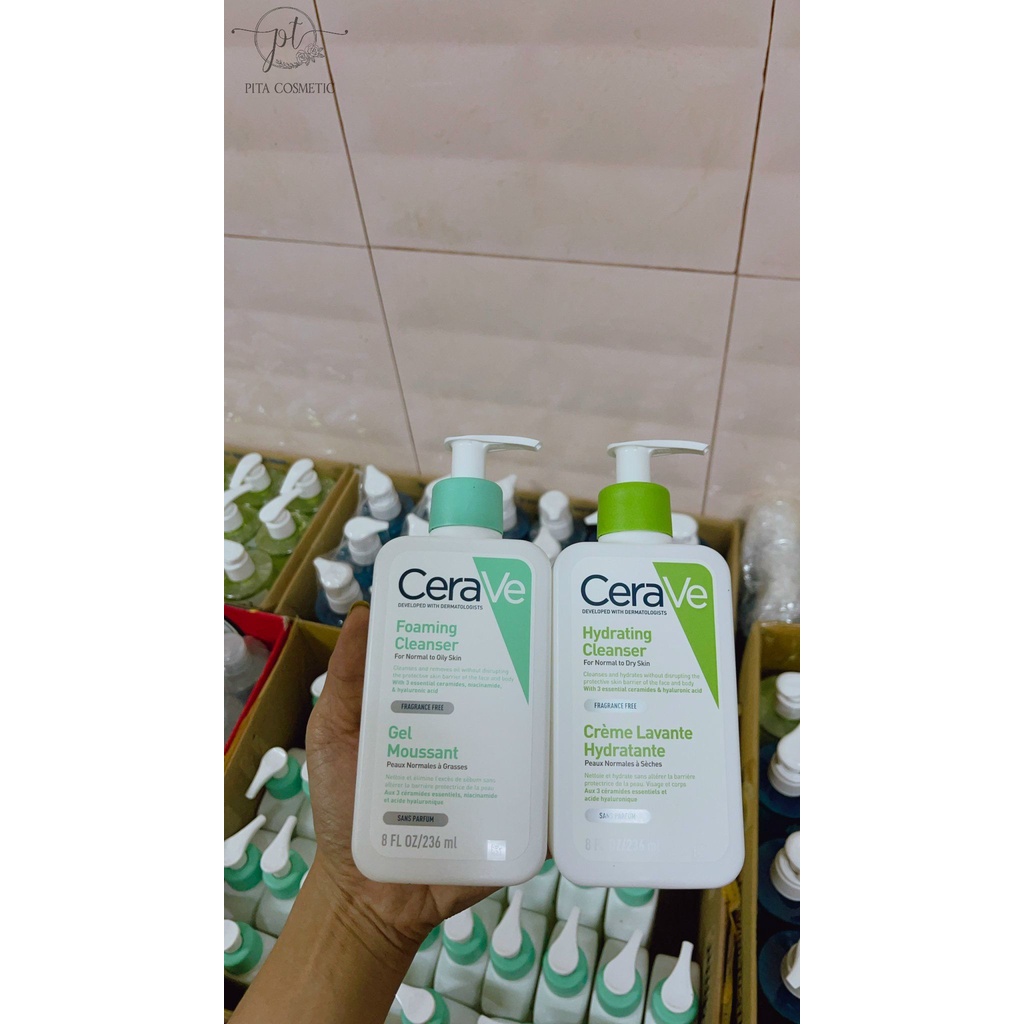 [Chính Hãng] Sữa Rửa Mặt Cerave Foaming Facial Cleanser Dịu Nhẹ Cho Da Dầu Mụn, Da Khô | BigBuy360 - bigbuy360.vn
