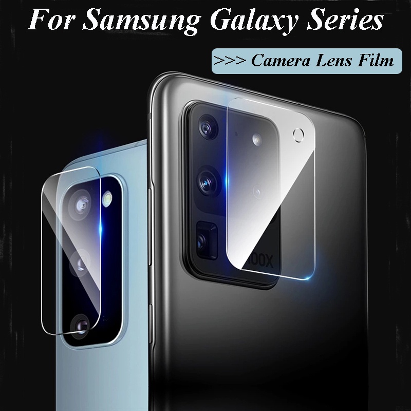 Kính Cường Lực Bảo Vệ Camera Cho Samsung Galaxy A21S A32 S20 FE S21 Ultra Note 20 Note 20 Ultra A02 A72