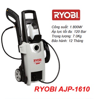 MÁY XỊT RỬA XE RYOBI AJP-1610