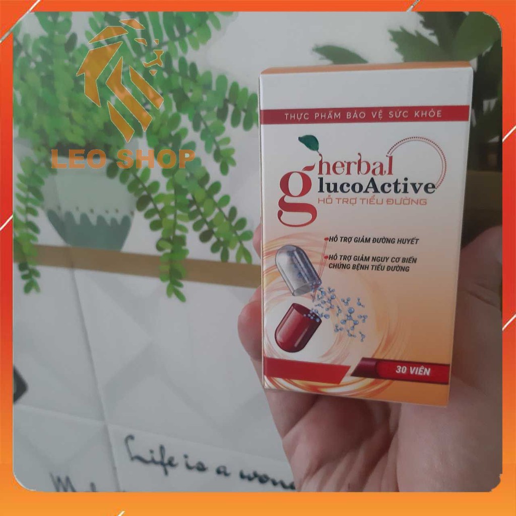 VIÊN UỐNG HERBAL GLUCOACTIVE - Hỗ Trợ Giải Quyết Nỗi Lo Tiểu Đường Ổn Định Đường Huyết - [CHÍNH HÃNG HỘP 30 VIÊN] | BigBuy360 - bigbuy360.vn