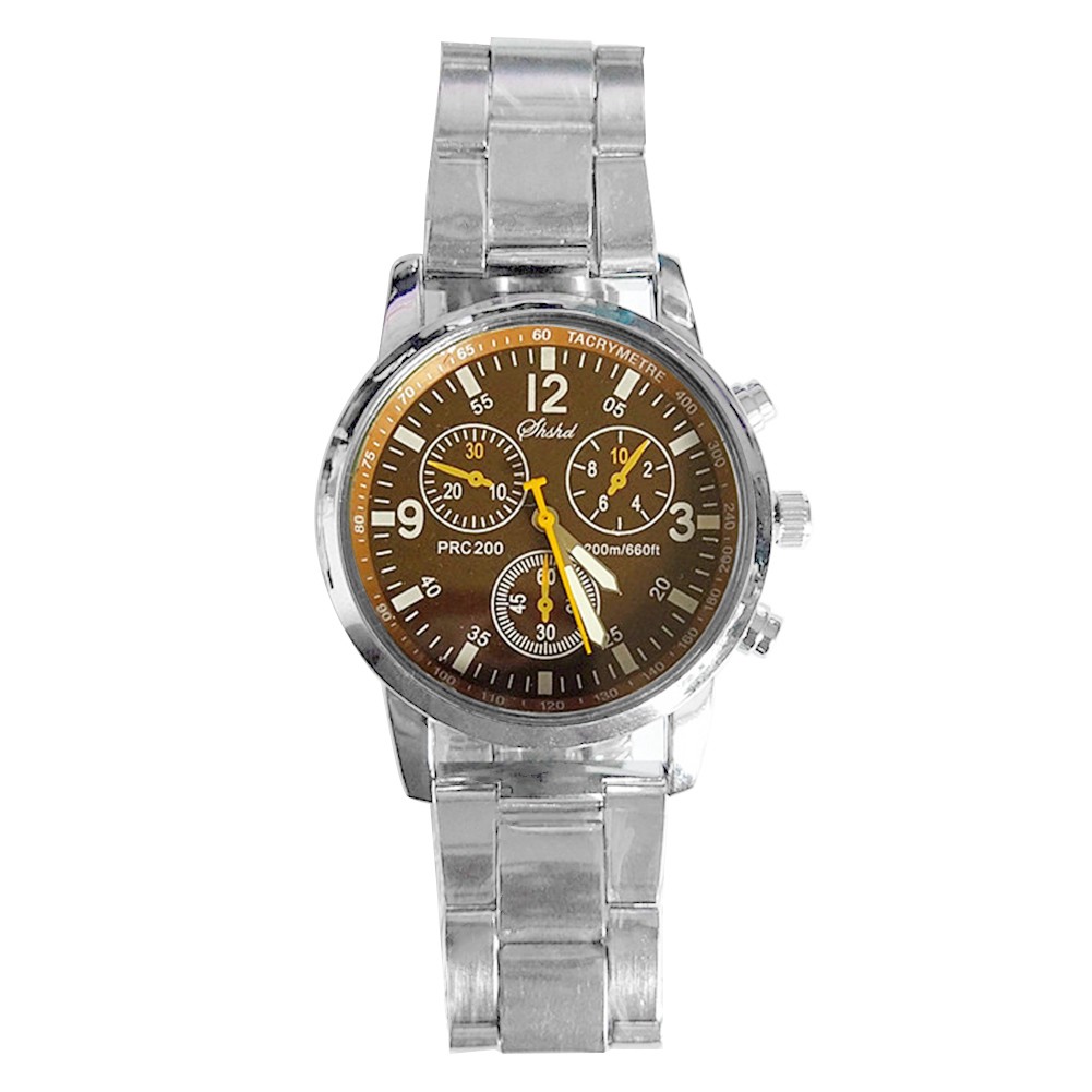 Đồng Hồ Quartz Mặt Tròn Dây Đeo Hợp Kim U15