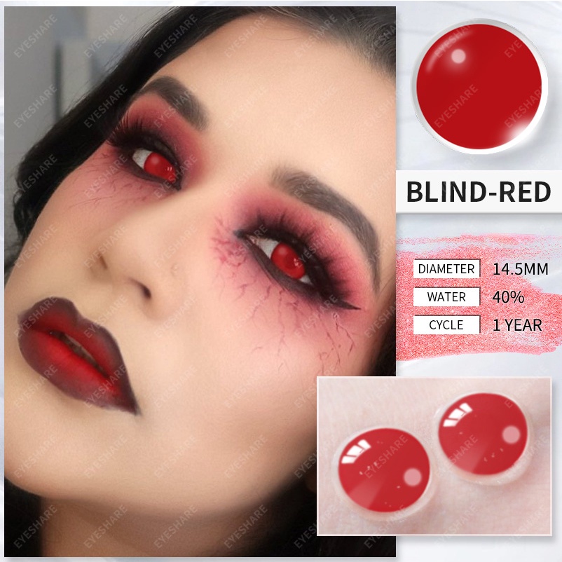 Cặp kính áp tròng EYESHARE 0.00 độ mềm mại dành cho hóa trang lễ hội halloween