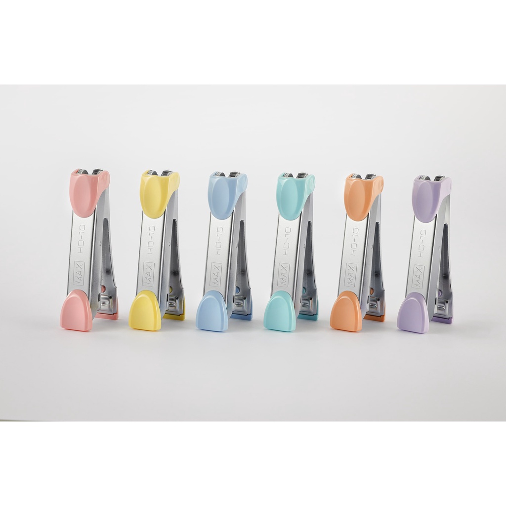 Dập ghim MAX số 10 tiêu chuẩn HD-10 màu Pastel- 1 chiếc - Ghim tới 20 trang/ lần, ghim phẳng