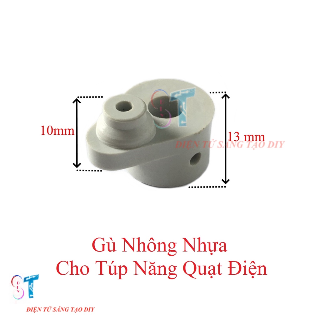 Combo 2 Cái Gù Nhông Nhựa Cho Túp Năng Quạt Điện