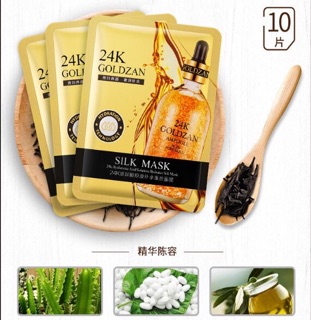 Mặt nạ lụa 24k Goldzan cao cấp Có hàng