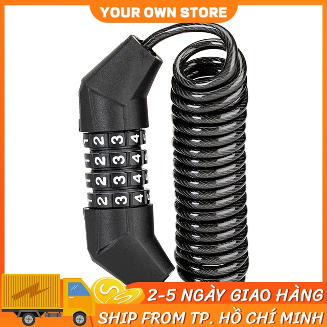 Mini Bike Lock Chống trộm Xe đạp Khóa Cáp Mũ bảo hiểm Chuỗi gấp Ba lô Đi xe đạp Kết hợp Khóa Phụ kiện Xe đạp