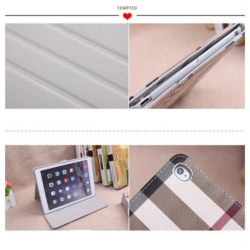Bao da ipad Vân kẻ chất đẹp ốp ipad Pro 9.7/10.5/Air 3/10.2 gen 7/8/Air 1/Air 2...MART CASE | BigBuy360 - bigbuy360.vn
