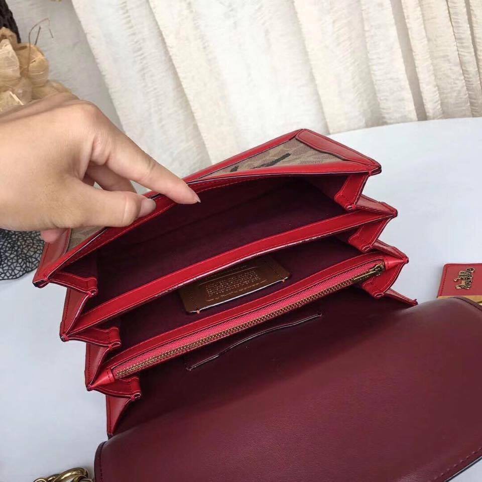 TÚI C0ACH___RILEY TOP HANDLE 22 code : f76017