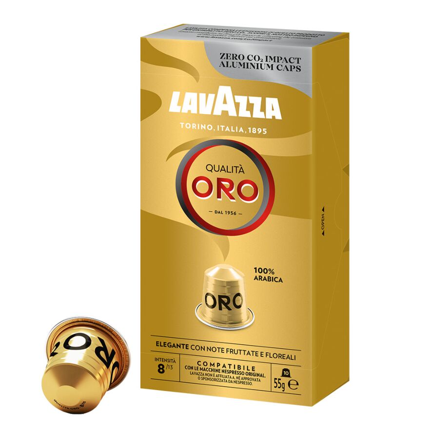 Cà phê Viên nén Vỏ nhôm Nespresso Lavazza - hộp 10 viên Date 5-2024