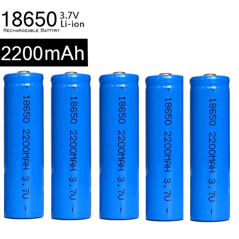 Bộ 5 pin sạc 18650 LSY công suất thực 2200Mah dùng cho box sạc ...